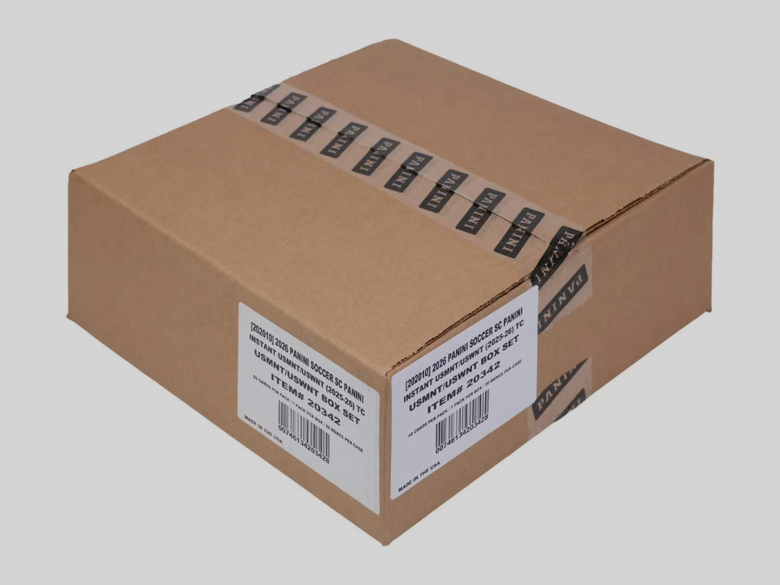 2025-26 Panini USMNT & USWMNT Soccer Box - 20 Set Case